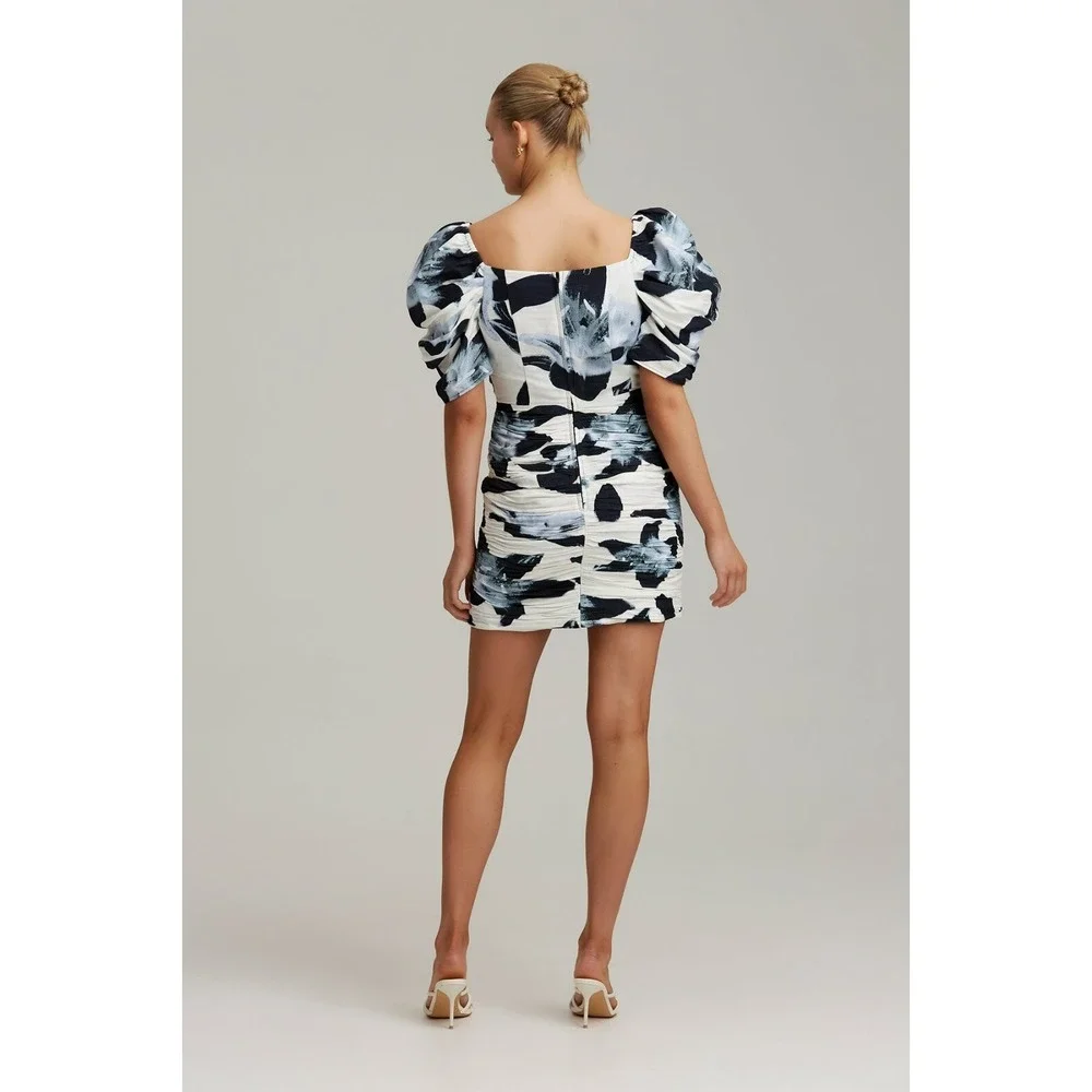 CMEO COLLECTIVE Ambient New Direction Dress in Black Botanic Women's Size Medium